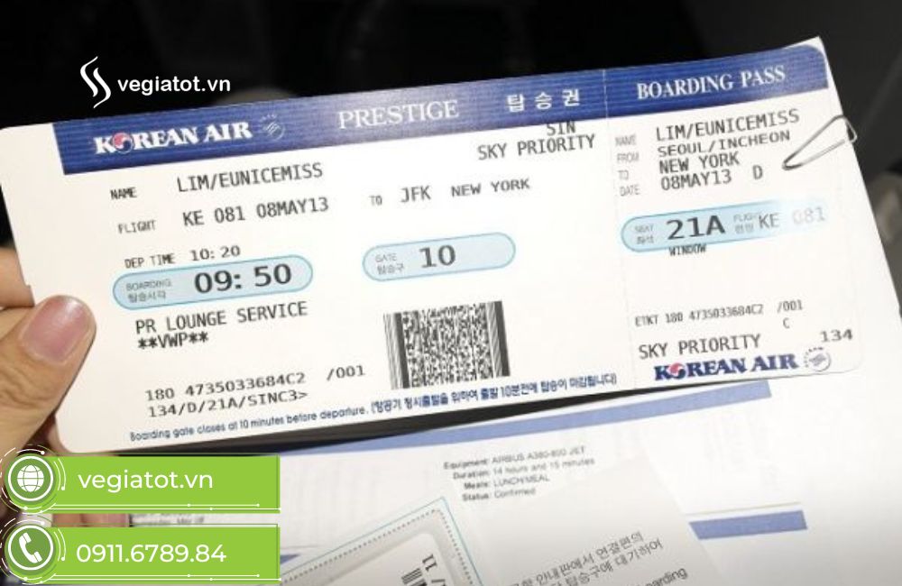Mua vé máy bay Korean Airlines khuyến mãi tại Vegiatot.vn